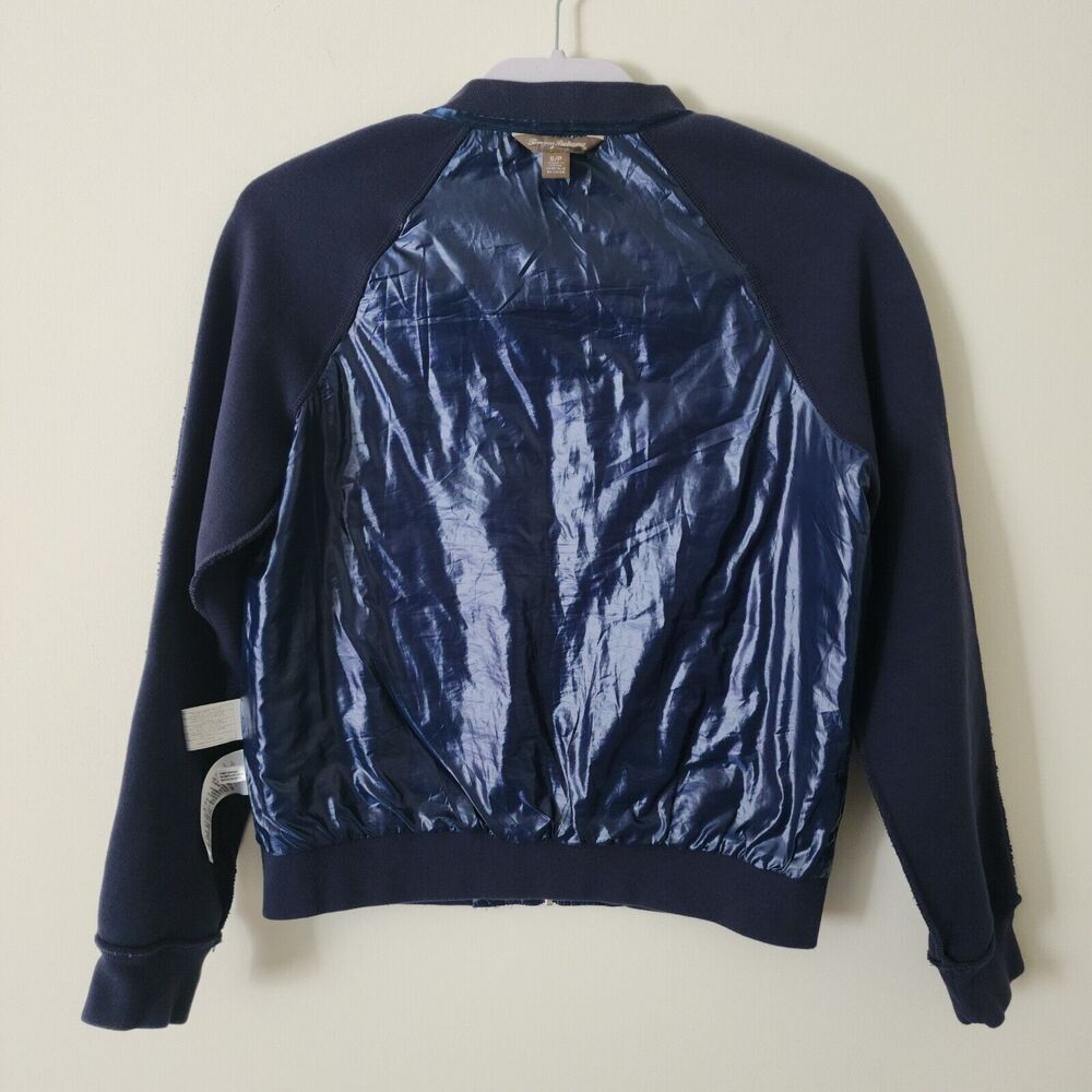 Tommy Bahama Aruba Quilted Full-Zip Jacket Womens Size S/P Navy Blue TW515525 - Picture 4 of 12